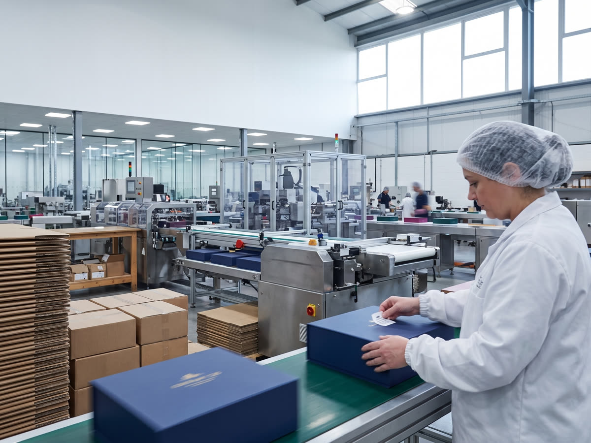 Rigid box conveyor line