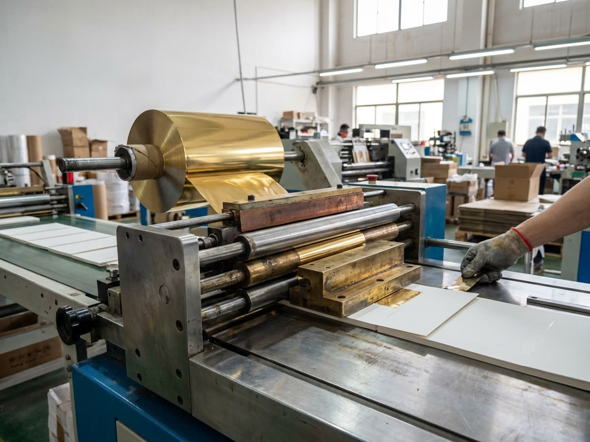Packing bench with documentation and finished cartons